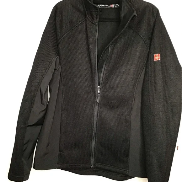 SWISSTECH Men's Black Jacket US S/P - Picture 5 of 8